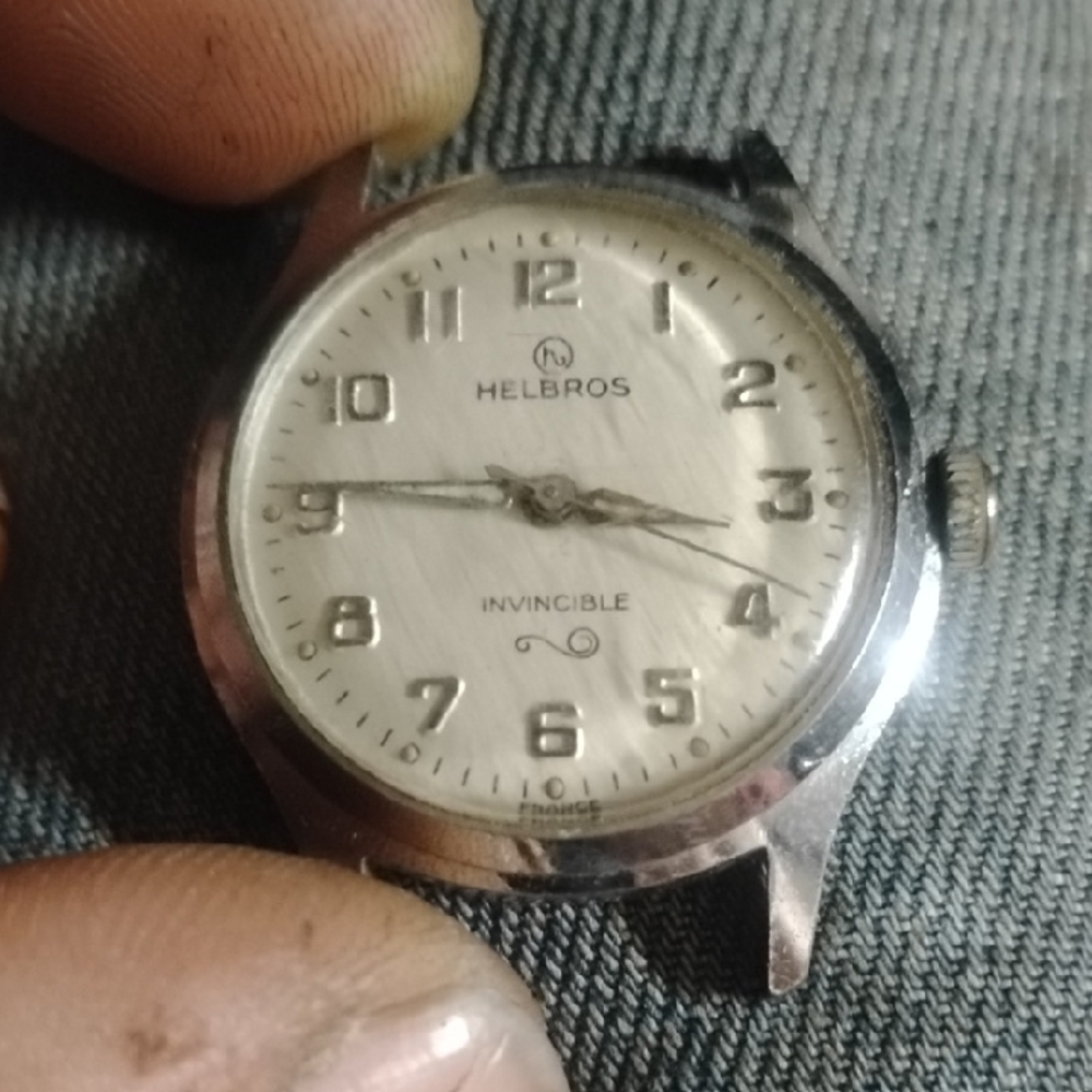Helbros Silver Men's Watch